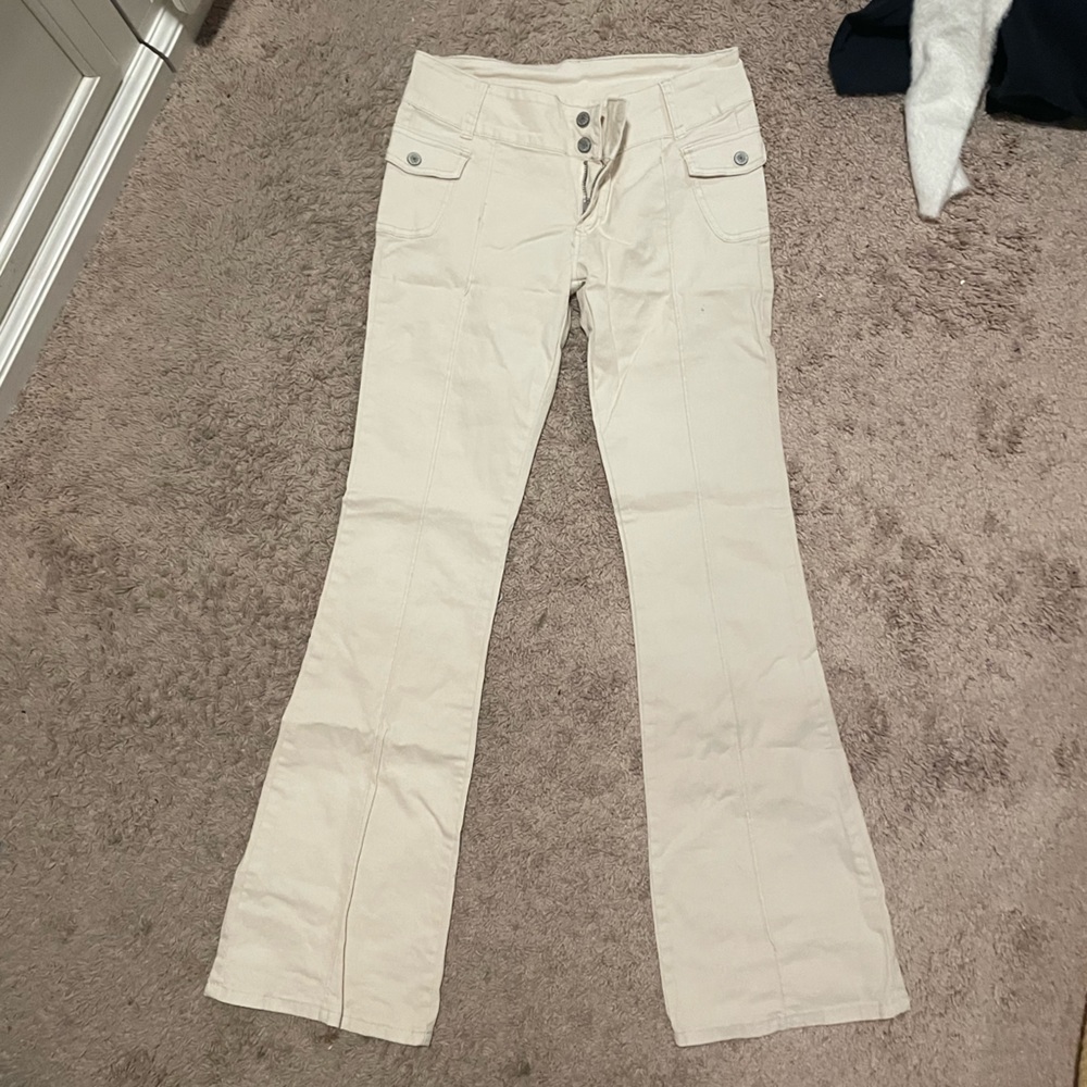 Brandy Melville low waist cream pants